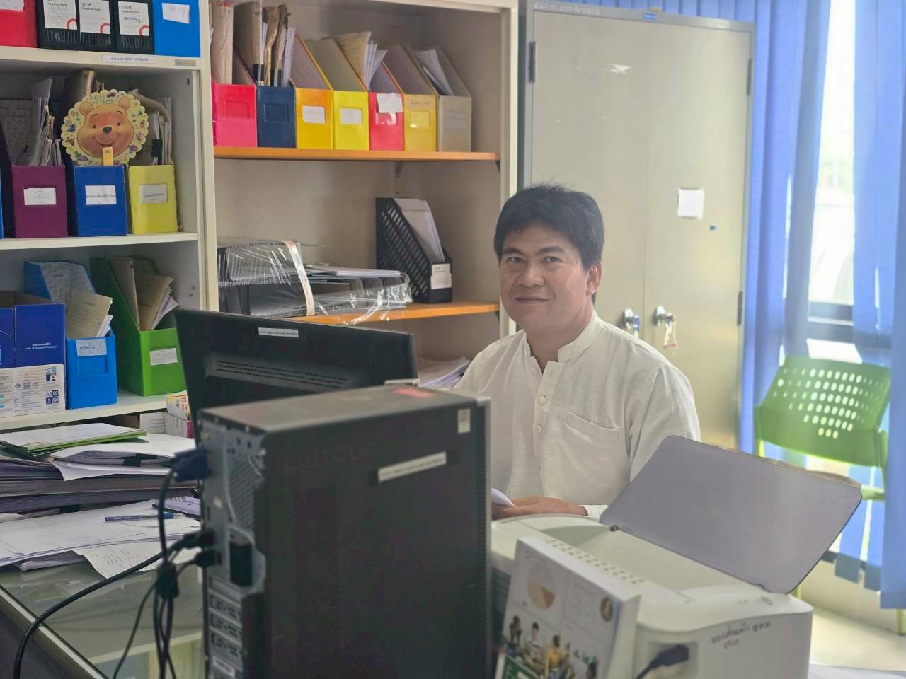 title -  ส.ป.ก.บึงกาฬ ร่วมรณรงค์การแต่งกายตามอัตลักษณ์ไทยสู่สากล ภายต้แนวคิด 